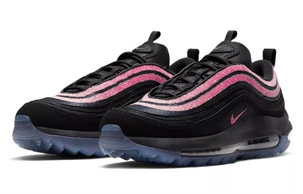Women's Running weapon Air Max 97 Black Shoes 003